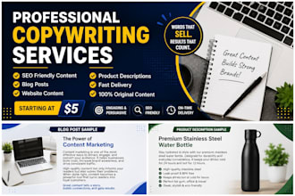 write high converting website and sales copy, creative