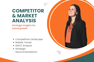 do a competitor and market analysis for your brand