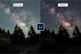 do professional astrophotography and night sky photo editing