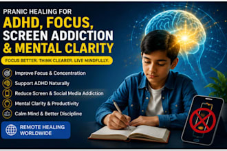 do pranic healing for adhd focus screen addiction and mental clarity