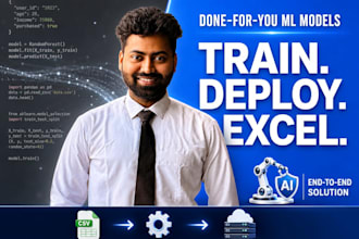 build your complete machine learning model from data to deployment
