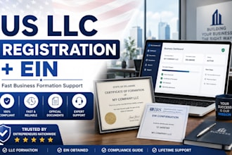 streamline US llc registration, ein filing and company formation