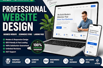 build website ecommerce store and landing page