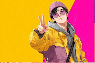 draw cool portrait anime art for you