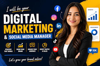 digital marketing and social media manager