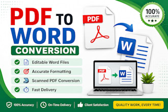 convert PDF to word accurately