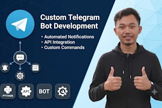 build a custom telegram bot for automation and notifications