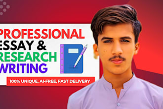 do professional research, summary writing, and essay writing