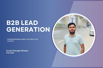 provide targeted b2b lead generation and business email list