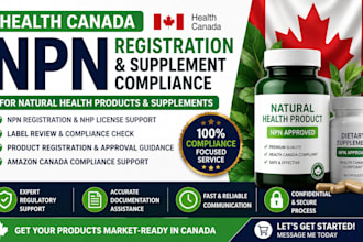 secure health canada npn registration and supplement compliance