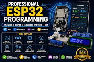 do esp32, arduino, embedded and iot programming
