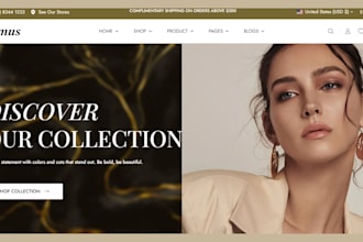 design jewelry website jewelry shopify jewelry store wristwatch jewelry logo
