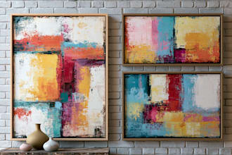 make creative abstract art for you