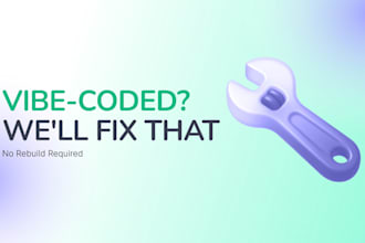 make your ai built mvp production ready ai app fix, fix vibe coded app