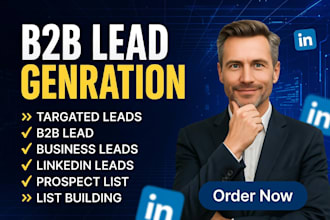 do b2b lead generation linkedin leads email list business leads gen