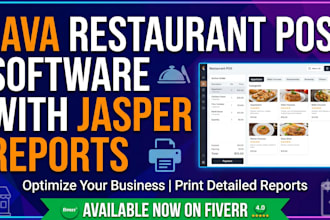 develop a premium restaurant management system or pos in java swing