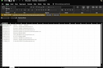 scrape and export google maps leads to excel