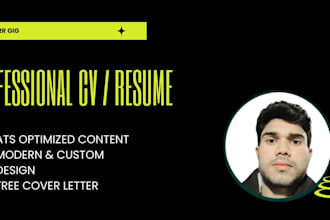 write professional ats resume writing and modern CV design