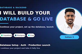 design your database and link with your project