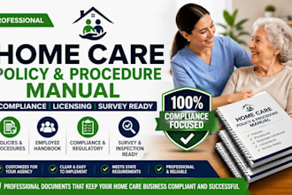 write home care policy and procedure manual for compliance and survey