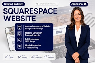 build design, redesign squarespace website as squarespace expert web development
