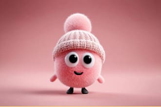 make cute kawaii cartoon human character