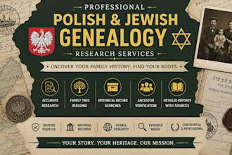 research polish and jewish family history and genealogy