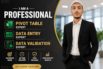 do date entry, data validation and pivot table