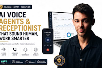 build ai voice agent, ai calling agent, ai receptionist with vapi and retell ai