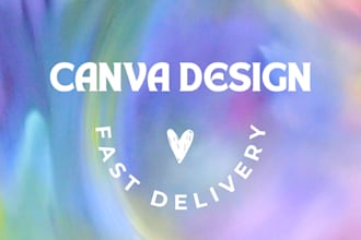 l will create canva social media designs