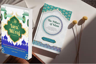 design professional book cover, kindle, and islamic book cover