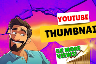 design viral youtube thumbnails for sports