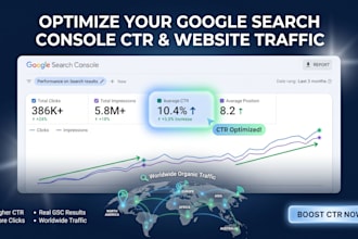 optimize your google search console CTR and website traffic