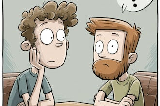 draw any humorous comic strip or cartoon
