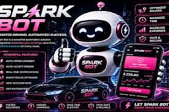 setup spark driver bot, spark delivery bot auto accept orders bot, spark