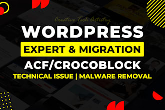 do wordpress maintenance speed optimization and security fix