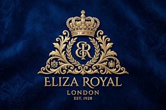design a luxury queen logo with elegant royal branding and premium style