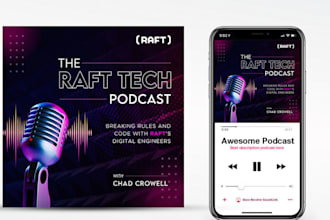 design an awesome podcast cover art