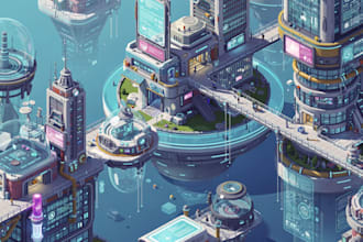 draw an awesome isometric illustration