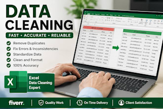 clean, format, merge, and split excel data