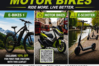 design stunning flyer, leaflet and poster for print