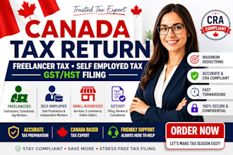 file canada tax return, freelancer tax and gst hst filing