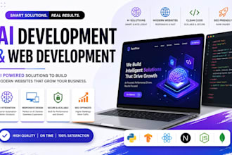 develop ai mobile app and website