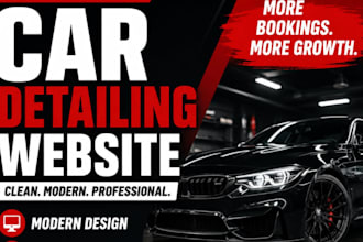 car detailing website car wash website auto detailing website booking website