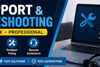 fix windows, software errors and provide remote IT support