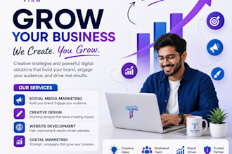 create wordpress websites, landing pages, and canva social media designs