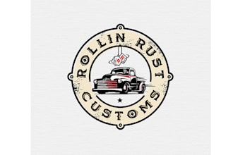 design amazing vintage logo for hot rod restoration company