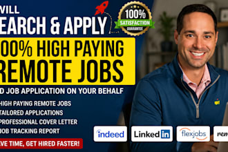 search and app for high paying remote jobs and job application on your behalf