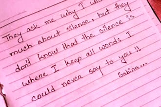 write anything with my beautiful hand writing