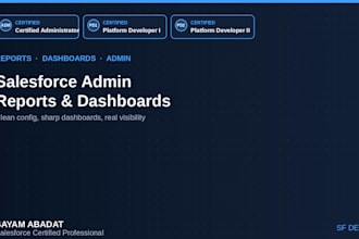 be your salesforce administrator for reports and dashboards